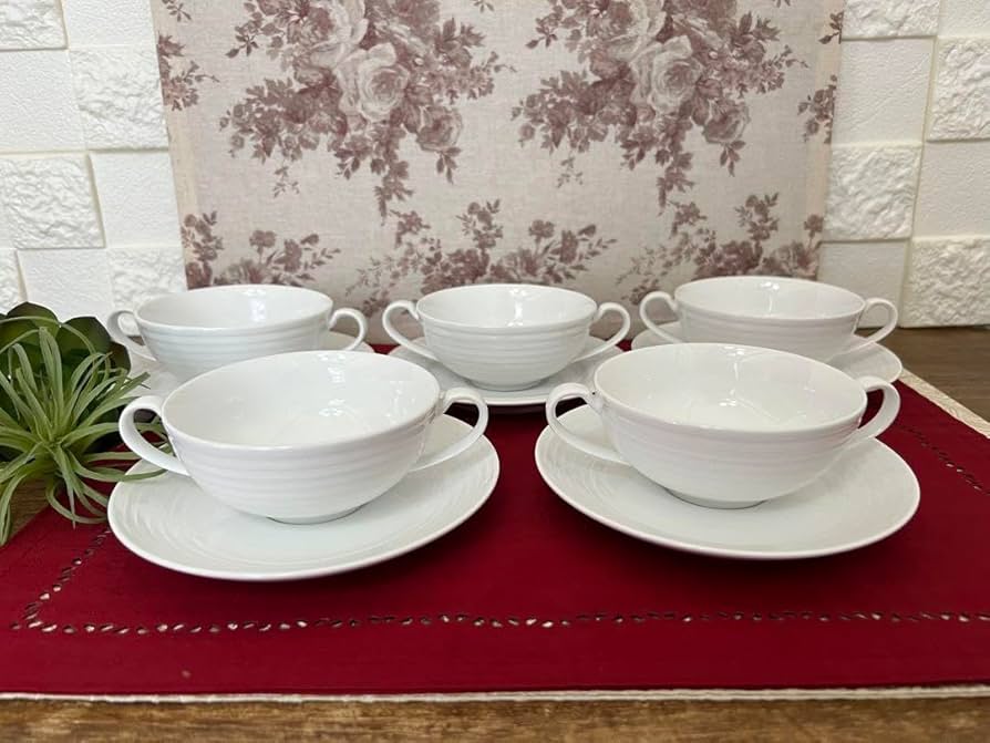 ノリタケ　Primadura スープカップ&ソーサー　5客 ノリタケ Primadura スープカップ&ソーサー 5客 - メルカリ